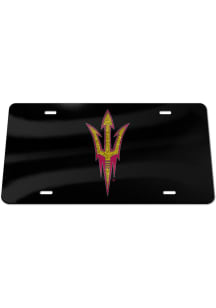 Arizona State Sun Devils Glitter Logo Car Accessory License Plate