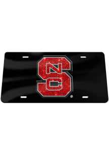 NC State Wolfpack Glitter Car Accessory License Plate
