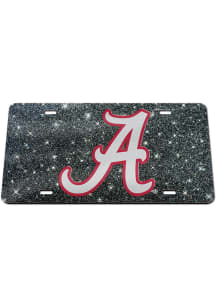 Alabama Crimson Tide Glitter Car Accessory License Plate