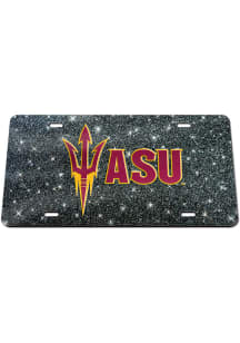 Arizona State Sun Devils Glitter Car Accessory License Plate