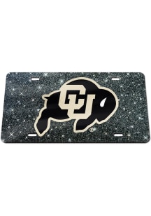 Colorado Buffaloes Glitter Car Accessory License Plate