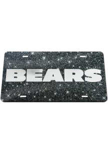 Chicago Bears Glitter Car Accessory License Plate