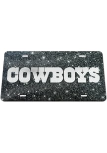 Dallas Cowboys Glitter Car Accessory License Plate