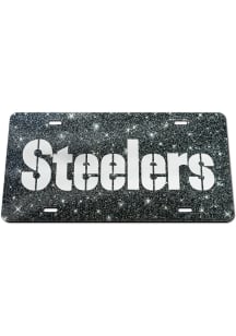 Pittsburgh Steelers Glitter Car Accessory License Plate