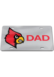 Louisville Cardinals Dad Car Accessory License Plate