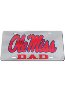 Ole Miss Rebels Dad Car Accessory License Plate