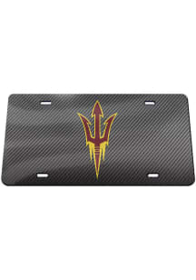 Arizona State Sun Devils Carbon Car Accessory License Plate