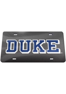 Duke Blue Devils Carbon Car Accessory License Plate