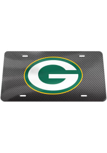 Green Bay Packers Carbon Car Accessory License Plate