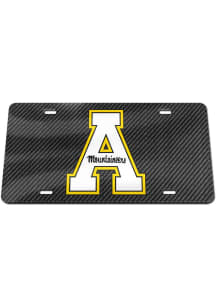 Appalachian State Mountaineers Carbon Car Accessory License Plate