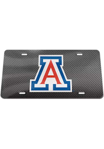 Arizona Wildcats Grey Carbon Car Accessory License Plate