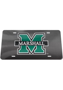 Marshall Thundering Herd Carbon Car Accessory License Plate