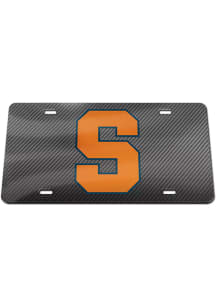 Syracuse Orange Carbon Car Accessory License Plate