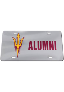 Arizona State Sun Devils Silver Alumni Car Accessory License Plate