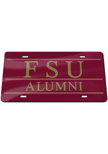 Florida State Seminoles Alumni Car Accessory License Plate