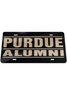 Purdue Boilermakers Black  Alumni License Plate