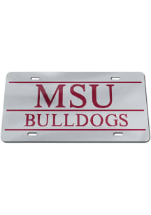 Mississippi State Bulldogs Inlaid Bulldogs Car Accessory License Plate