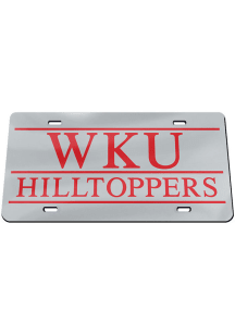 Western Kentucky Hilltoppers Inlaid Car Accessory License Plate