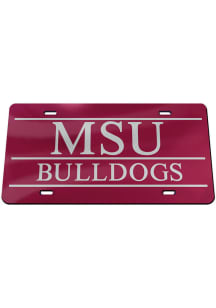 Mississippi State Bulldogs Inlaid Car Accessory License Plate