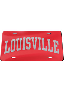Louisville Cardinals Inlaid Car Accessory License Plate