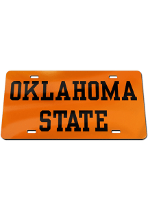 Oklahoma State Cowboys Inlaid Car Accessory License Plate