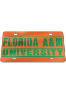 Florida A&amp;M Rattlers Inlaid Car Accessory License Plate