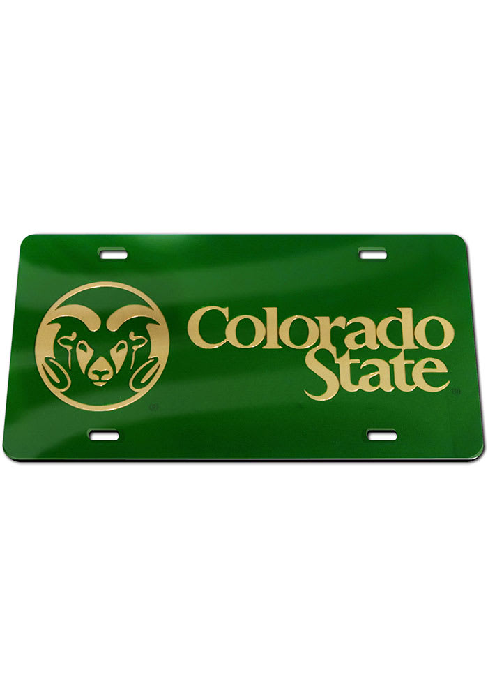 Colorado State Rams Inlaid Car Accessory License Plate