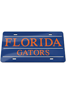 Florida Gators Blue Inlaid Car Accessory License Plate