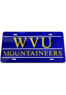 West Virginia Mountaineers Inlaid Car Accessory License Plate