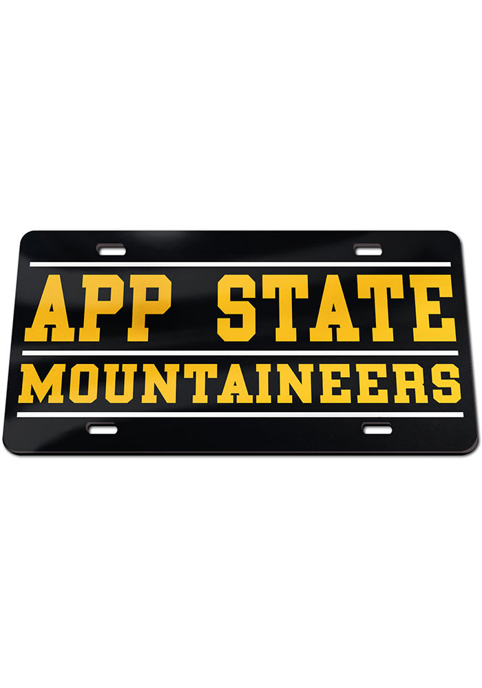 Appalachian State Mountaineers Inlaid Car Accessory License Plate