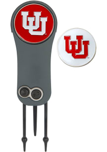 Utah Utes Ball Marker Switchblade Divot Tool