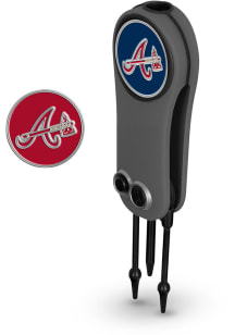 Atlanta Braves Ball Marker Switchblade Divot Tool