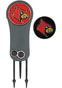 Louisville Cardinals Ball Marker Switchblade Divot Tool