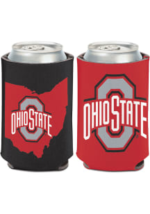 Red Ohio State Buckeyes 12 OZ Can Cooler Coolie