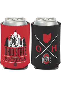 Red Ohio State Buckeyes 12 OZ Can Cooler Coolie