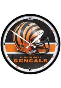Cincinnati Bengals 12.75in Round Wall Clock