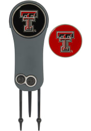 Texas Tech Red Raiders Ball Marker Switchblade Divot Tool