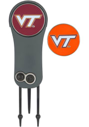 Virginia Tech Hokies Ball Marker Switchblade Divot Tool
