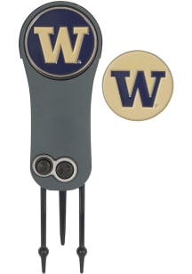 Washington Huskies Ball Marker Switchblade Divot Tool