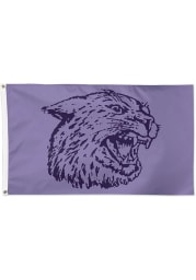 K-State Wildcats Lavender 3x5 Deluxe Purple Silk Screen Grommet Flag