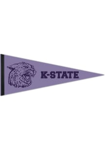 K-State Wildcats Lavender Premium Pennant