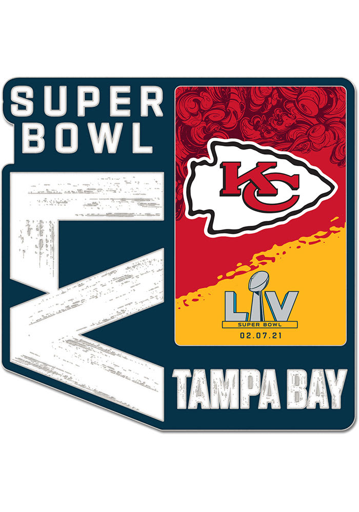 Kansas City Chiefs Super Bowl LIV Champions 8x8 Auto Decal - Red