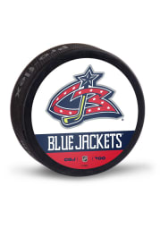 Columbus Blue Jackets Reverse Retro Logo Hockey Puck