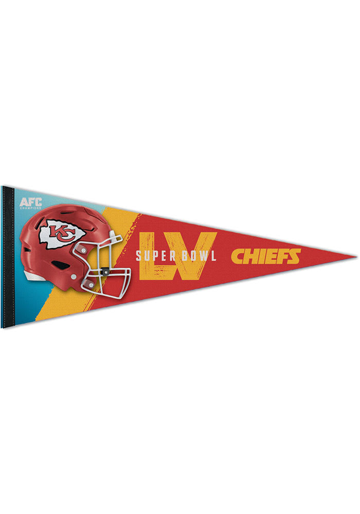Kansas City Chiefs Super Bowl LV Bound 12x30 Premmium Pennant
