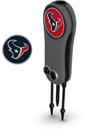 Houston Texans Ball Marker Switchblade Divot Tool