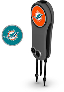 Miami Dolphins Ball Marker Switchblade Divot Tool