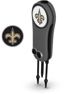 New Orleans Saints Ball Marker Switchblade Divot Tool