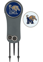 Memphis Tigers Ball Marker Switchblade Divot Tool