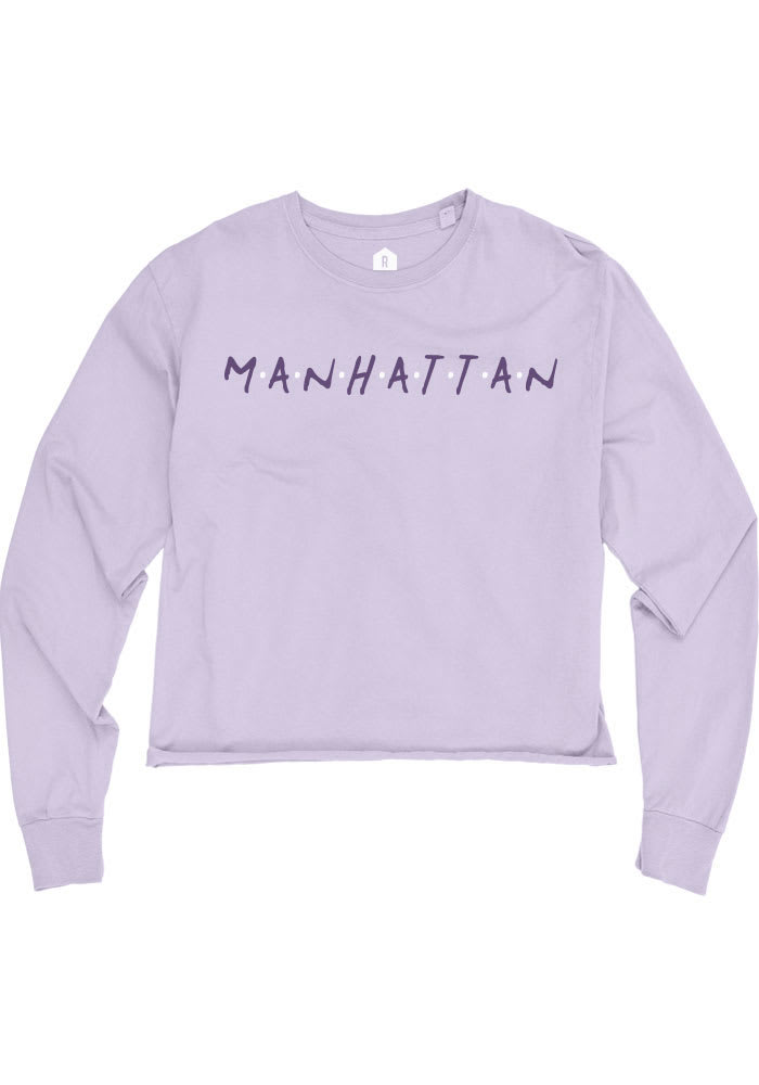 Rally Manhattan Womens Lavender Dots LS Tee