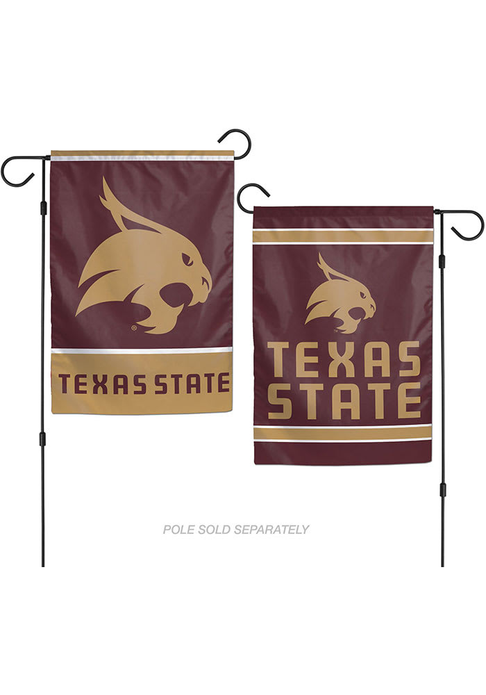 Texas State Bobcats 2 Sided Garden Flag